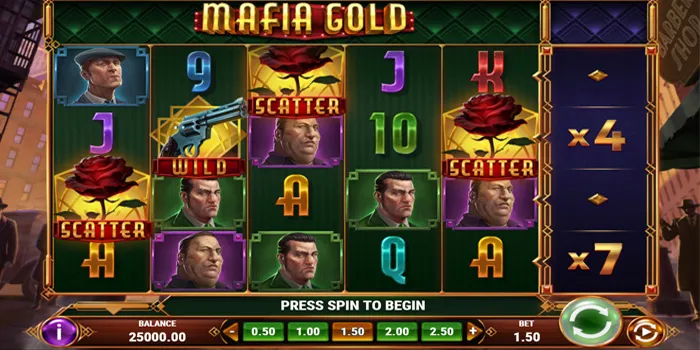 Fitur Bonus Slot Mafia Gold